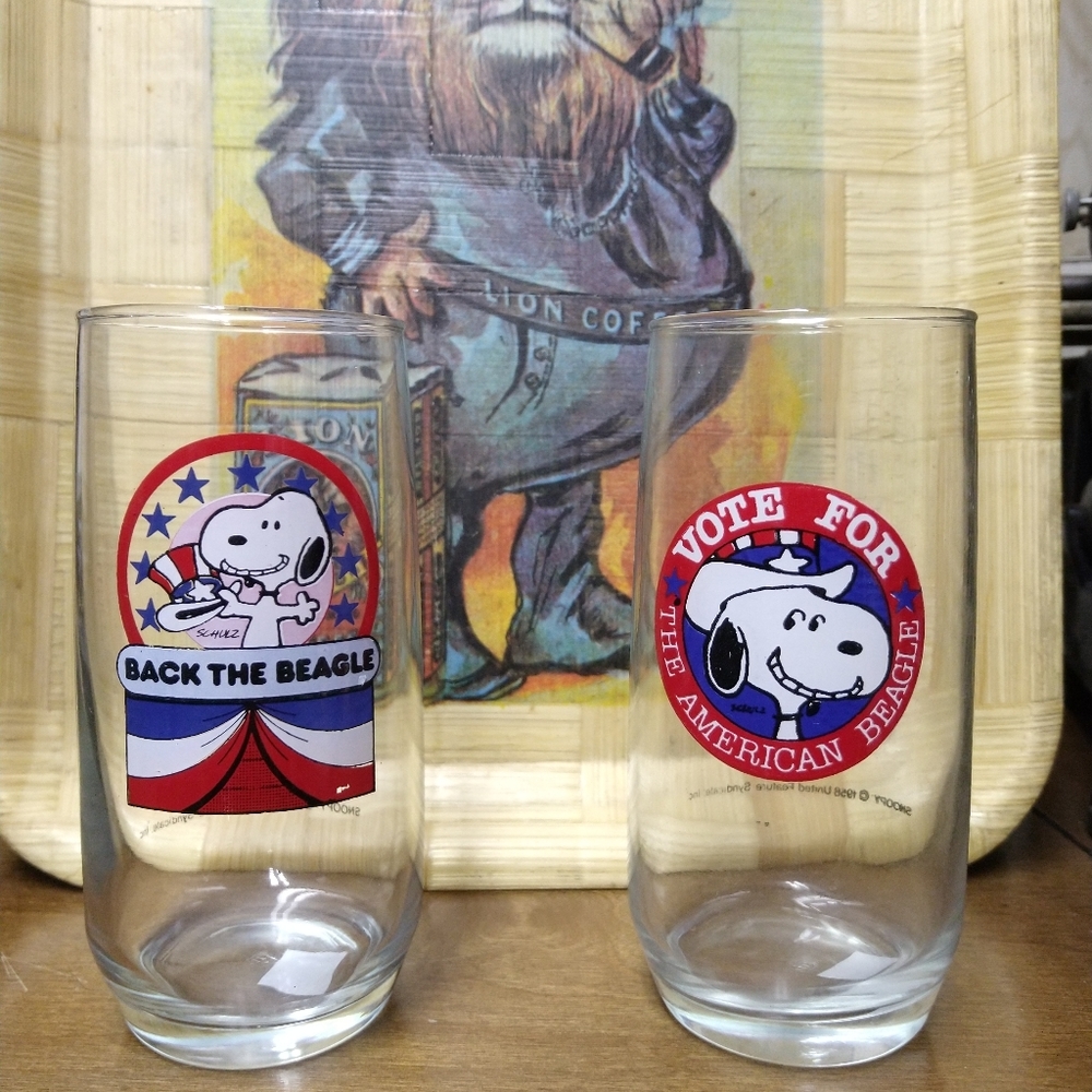 1958 Schultz Snoopy election glasses